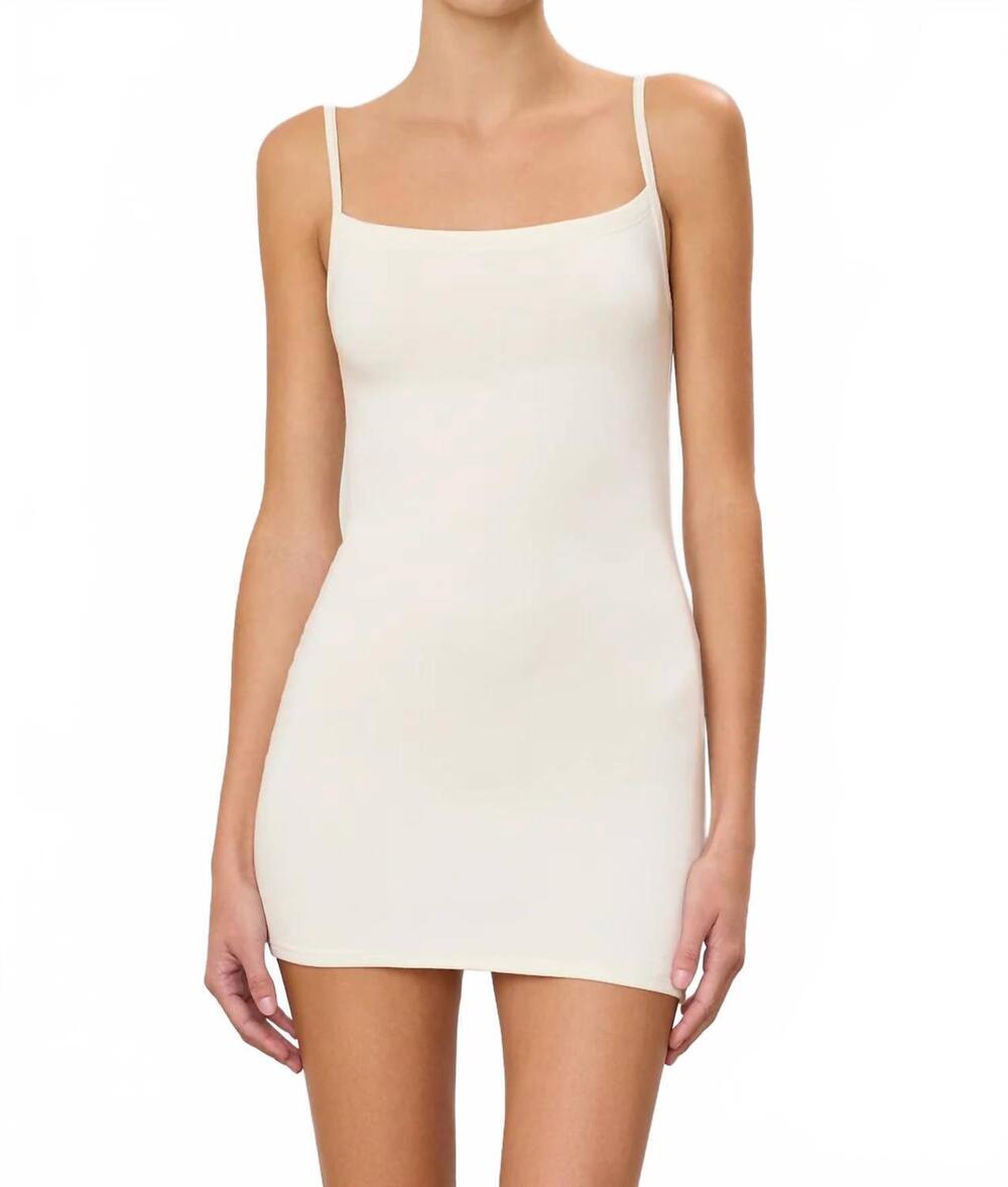 NEW ETERNE 90’s tank mini dress in ivory